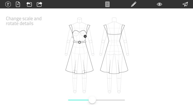 Fashion Design Flatsketch On The App Store