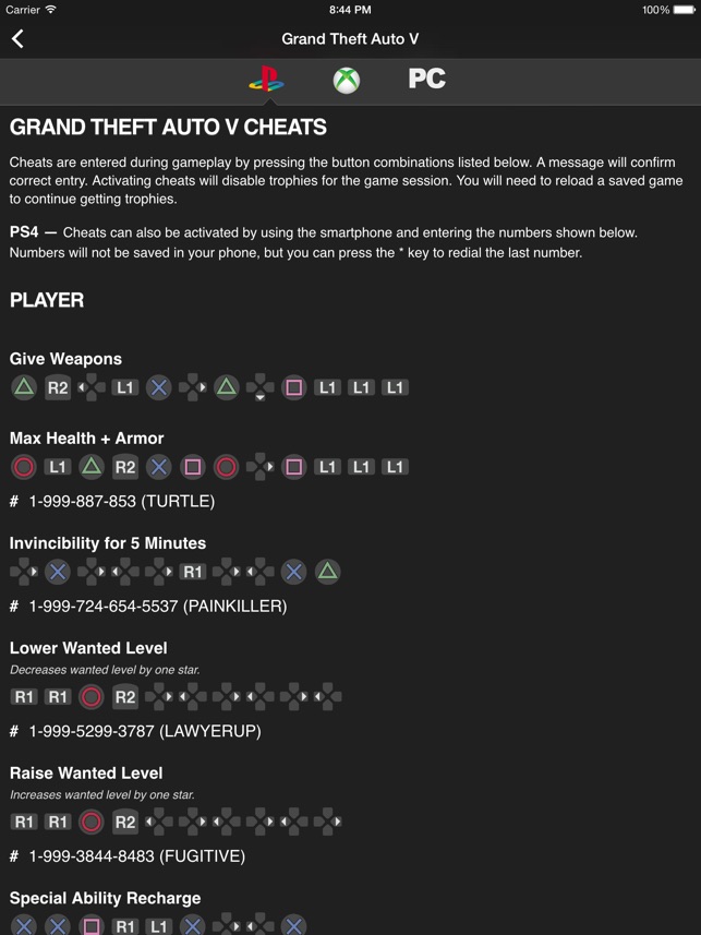 Cheats for GTA - for all Grand Theft Auto games on the App Store - 
