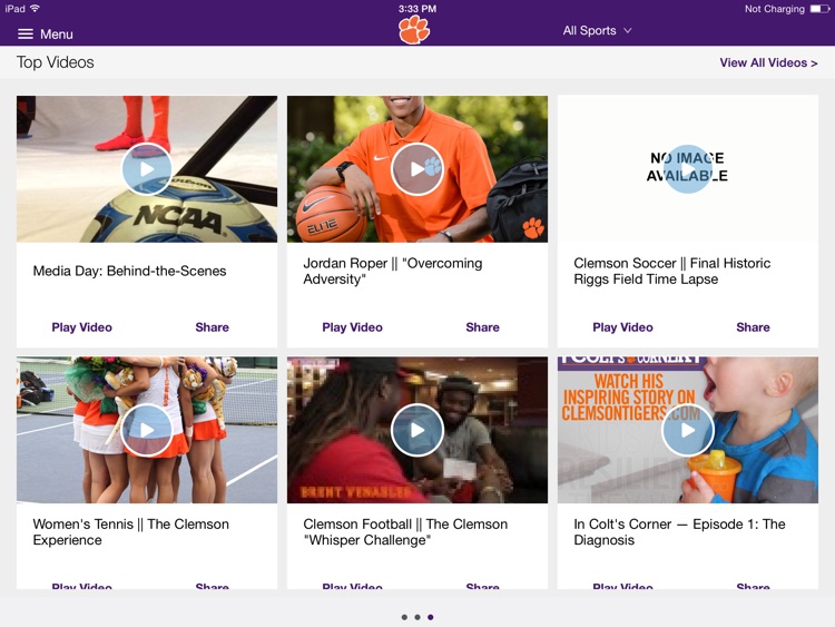 Clemson Tigers for iPad