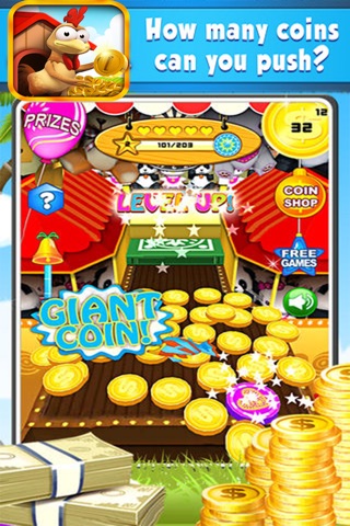Cute Carnival Coin Dozer - Prize Arcade Game screenshot 2