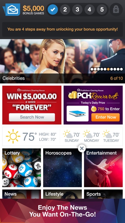 PCH Frontpage
