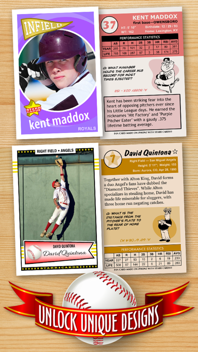 Baseball Card Maker - Make Your Own Custom Baseball Cards with Starr Cards Screenshot 3