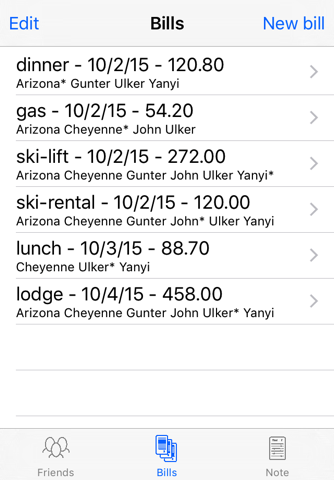 Split the Bills - Group Expense Divider screenshot 2