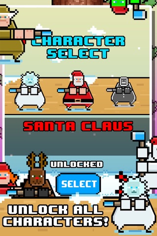 Santa Chopping Christmas Circle Rush - elf 2016 games! screenshot 4