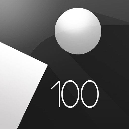100 Bounce (on white tiles)