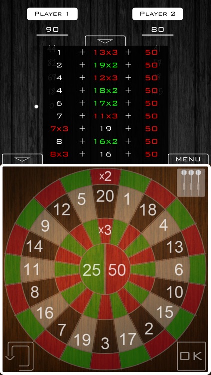 301/501 Scoreboard