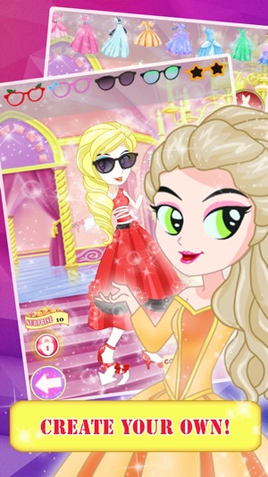 Princess Fairy Tale Dress Up Fashion Designer Pop Games Free(圖4)-速報App