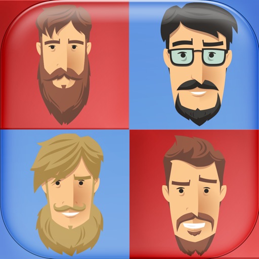 Beard and Mustache: Hipster Style -  Barber Shop Photo Stickers icon