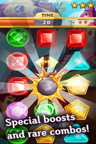 Diamond Crush Mania - 3 puzzle match splash smash game screenshot 3