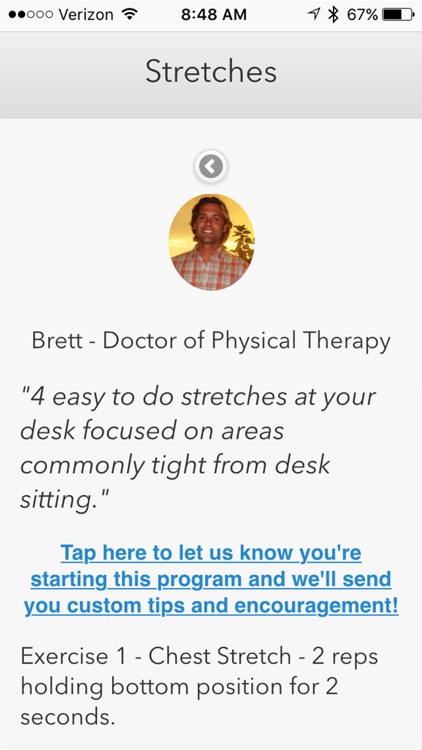 Desk Exercises