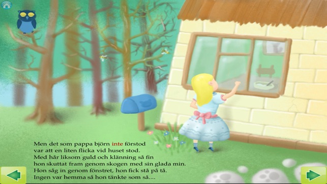 Guldlock och de tre björnarna - En interaktiv barnbok i HD(圖3)-速報App