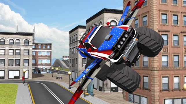 Flying Monster Truck 3d Simulator(圖3)-速報App