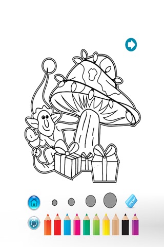 A christmas coloring book! decorate tree & lights paint maker screenshot 2