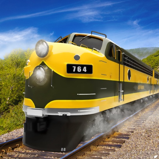 USA Train Driving Simulator 3D - The Offroad Railroad Steam Engine Driving Simulator Adventure icon
