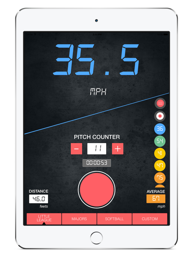 Baseball Speed Radar Gun HD(圖4)-速報App