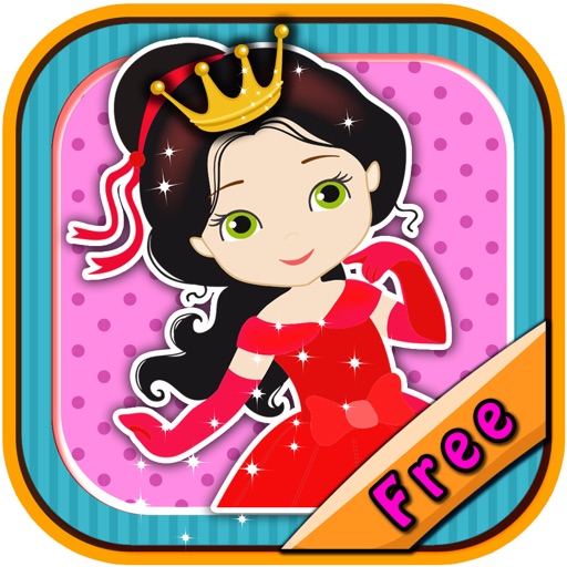 Coloring books (princess3) : Coloring Pages & Learning Games For Kids Free! icon