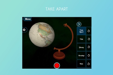 Virtual Reality(VR) Earth Globe screenshot 2