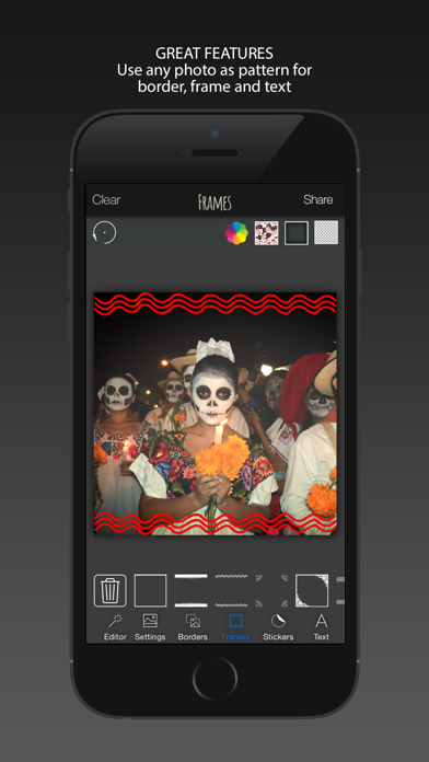 How to cancel & delete Calavera : Day Of The Dead - Add stickers, backgrounds and customize pictures from iphone & ipad 3