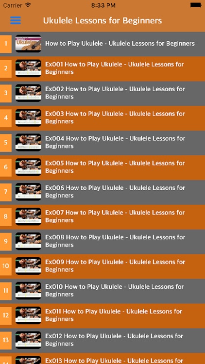 Play Ukelele - How to learn Ukelele with videos screenshot-3