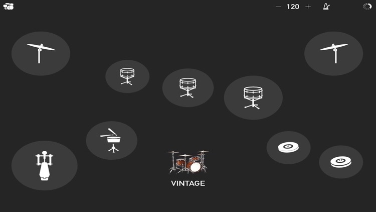 Simple Drum Set - Best Virtual Drum Pad Kit with Real Metronome for iPhone iPad screenshot-4