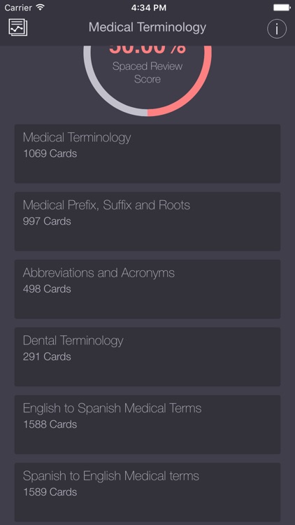 Medical & Dental Terminology/Abbreviations PRO Flashcards App