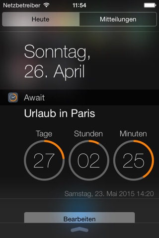 Await - Event Countdown screenshot 2