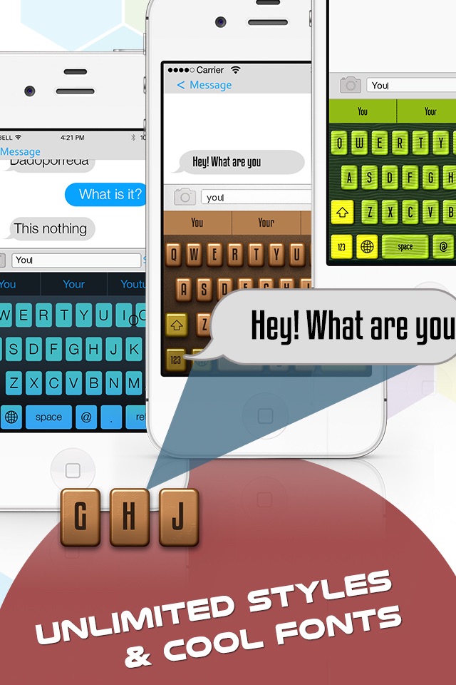 My Fancy Keyboard Themes - Colorful Keyboards for iPhone,iPad & iPod screenshot 4