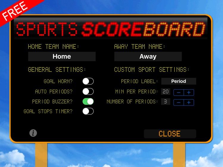 JD Sports Scoreboard Free