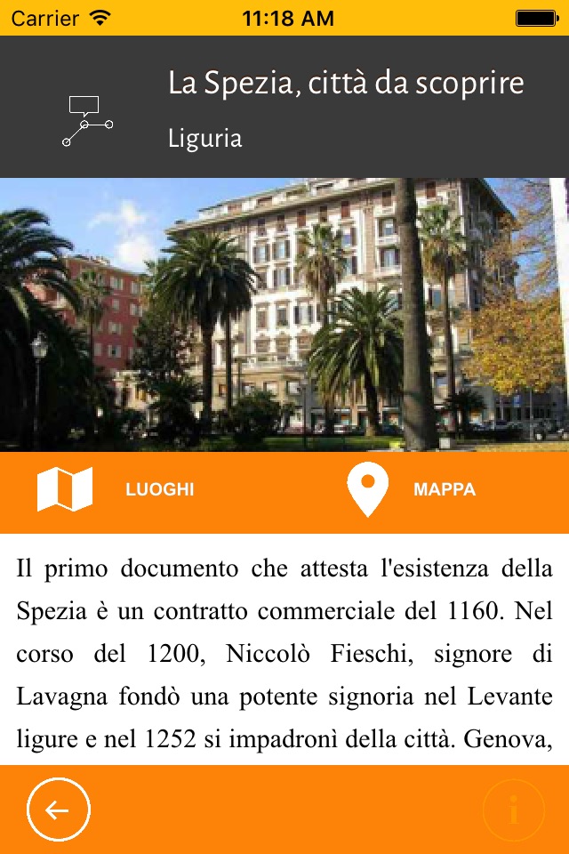 TPhone Itinerari Eventi Italia screenshot 4