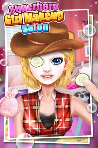 Superhero Make-Up Spa - Girls Games screenshot 4