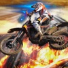 A Flames In Propeller Bike - A Furious Motorcycle