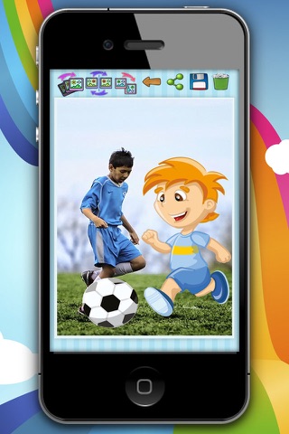 Football Stickers and soccer adhesives for photos screenshot 3