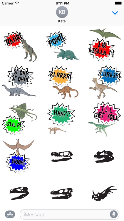 Battle Text-Attack of the Dinosaurs!