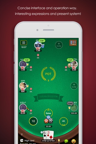 Texas Hold'em by Yiihua screenshot 2