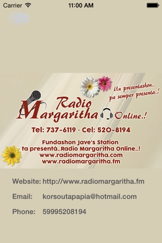 Radio Margaritha screenshot 2