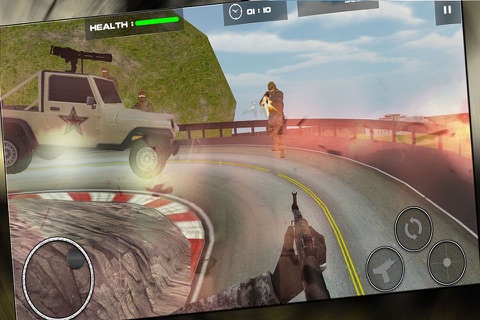 SWAT Police Sniper Shooter vs Mountain Mercenary Army 3D screenshot 2