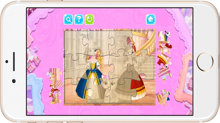 Princess Cartoon Jigsaw Puzzle Games for Kids and Toddlers Free screenshot-3