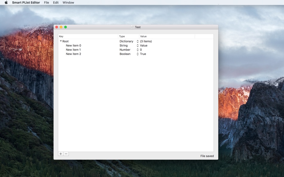 mac os x plist editor