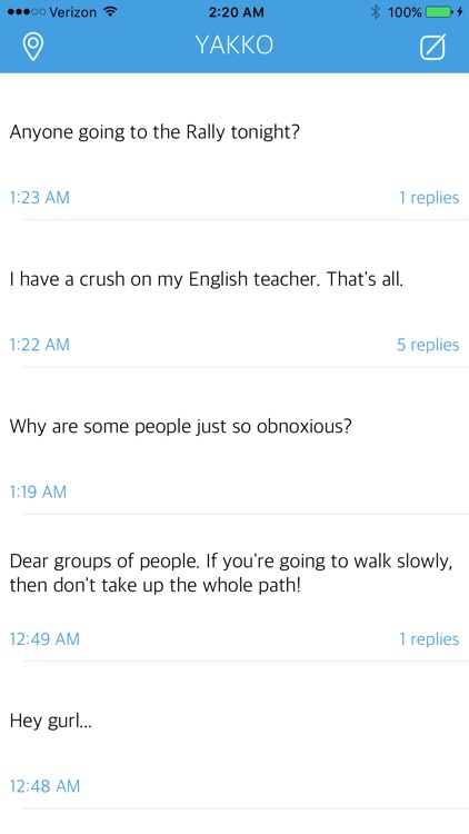 Yakko - Your Campus Message Board