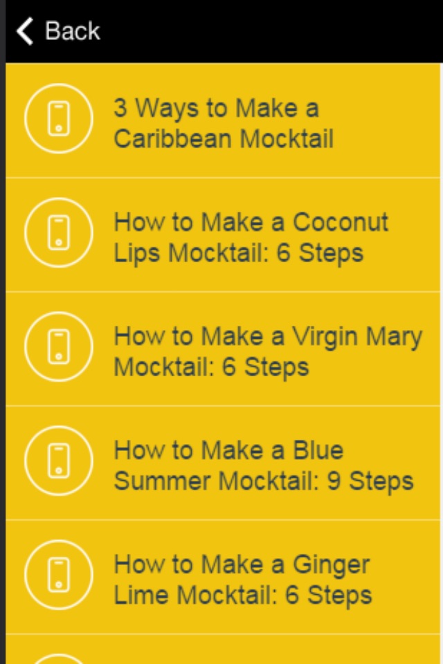 Mocktail Recipes - Easy Non Alcoholic Mixed Drinks screenshot 2