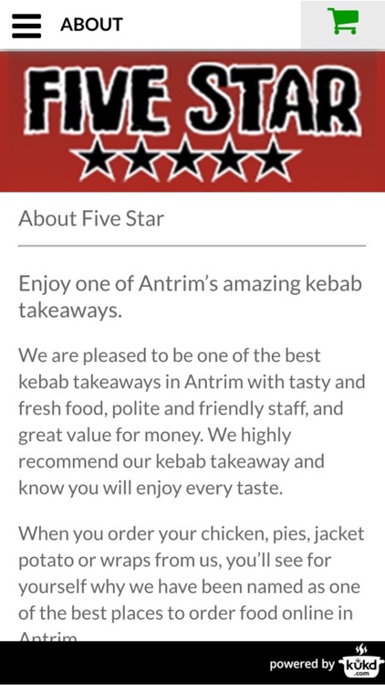 Five Star Kebab Takeaway screenshot-3