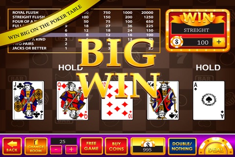 Go Bet Video Poker : High Card Low Card Vegas Casino Games screenshot 4