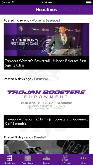 Trevecca Trojans(圖2)-速報App