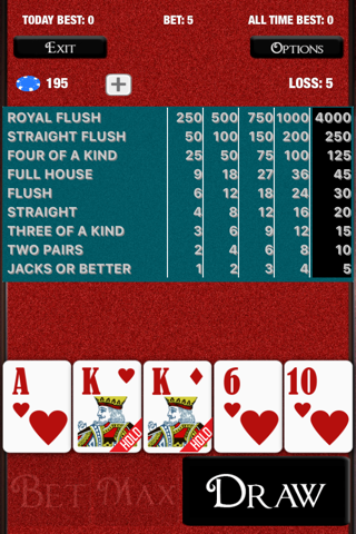 Video Poker Jam screenshot 2