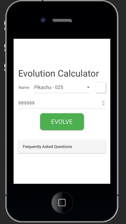 EvoMeter for Pokemon Go - Cheat Sheet of Evolution