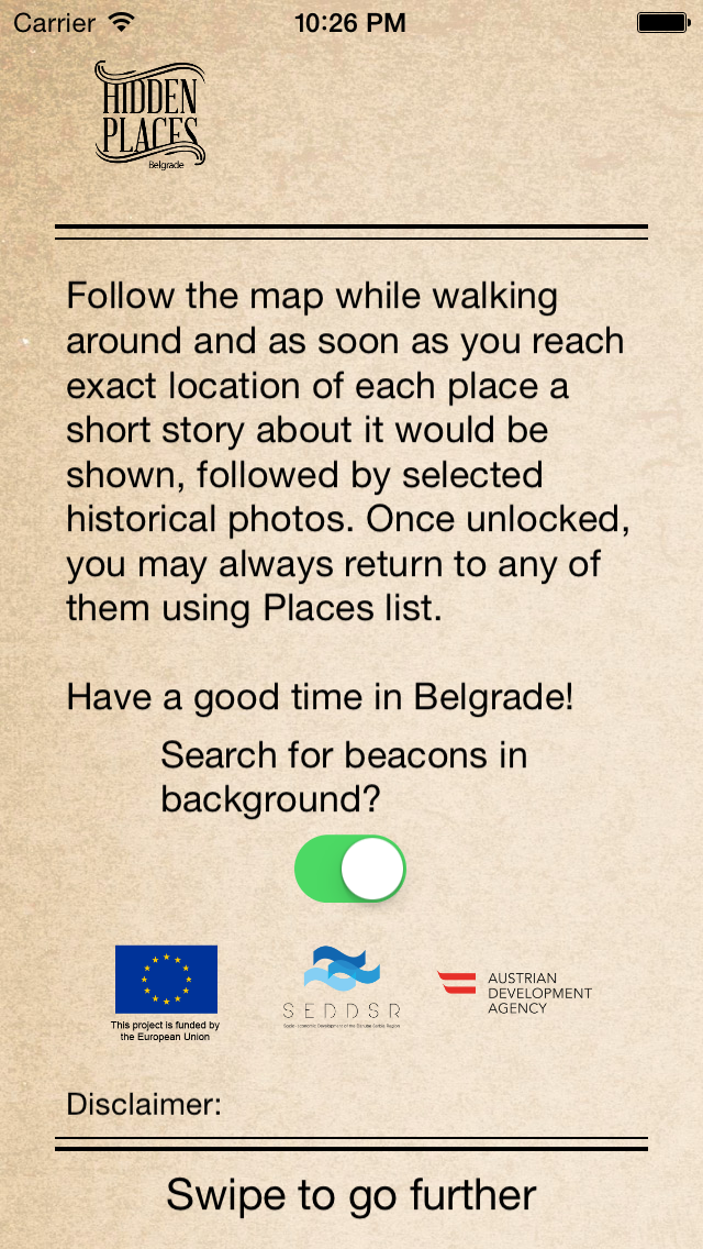 How to cancel & delete Hidden Places Belgrade from iphone & ipad 1