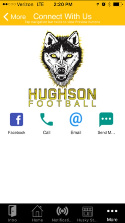 Hughson Husky Football. screenshot-3