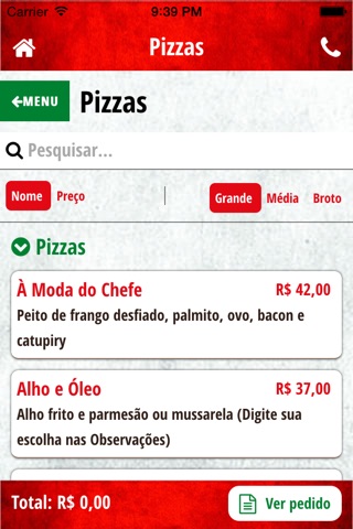 Pizzaria Brasitália screenshot 3