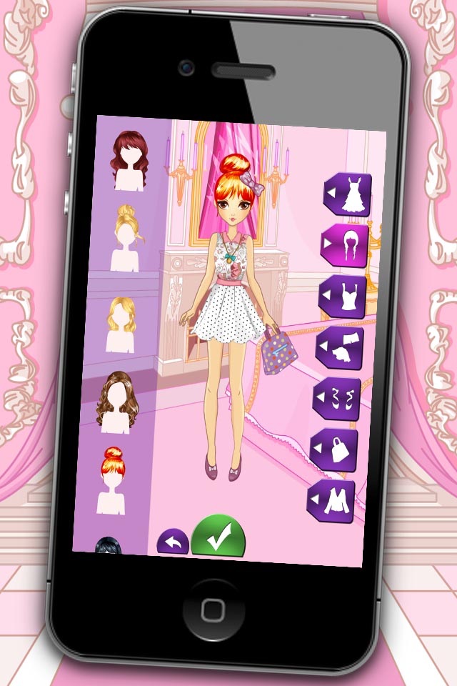 Fashion and design games – dress up catwalk models and fashion girls screenshot 3