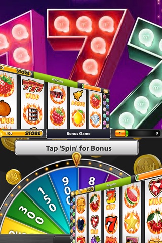 Slots – Sizzling 7's Slot Deluxe: Casino Jackpot Poker Machines of 5-Reels Wizard screenshot 3